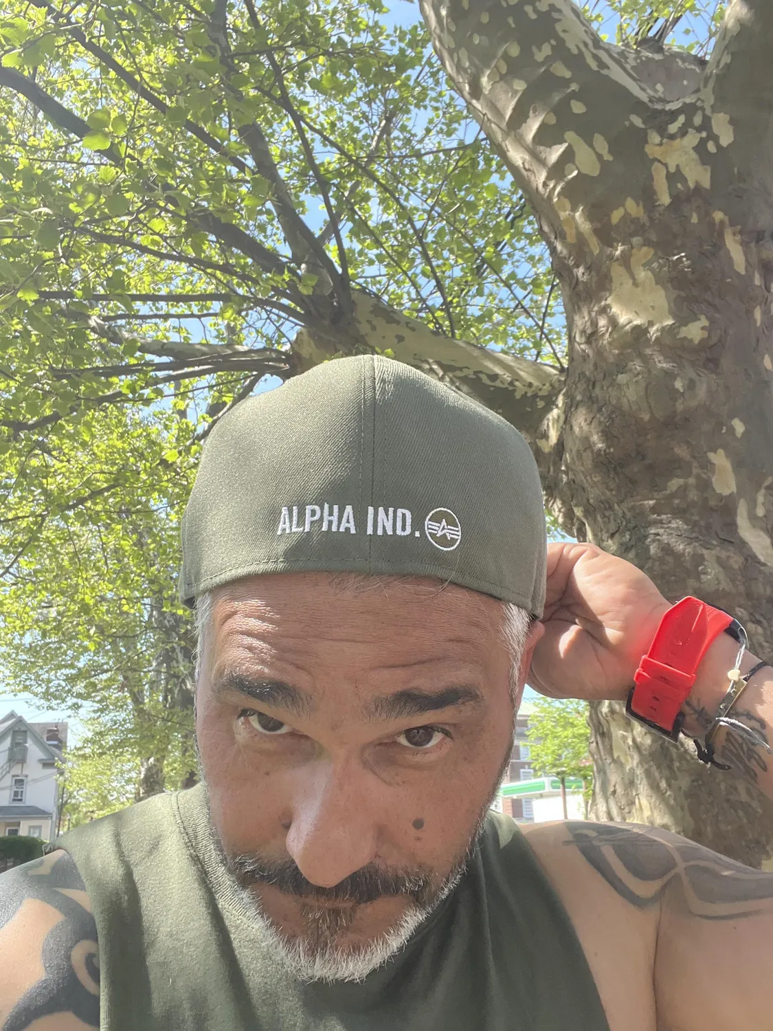 Alpha Industries X New Era 59Fifty sapca maslinie