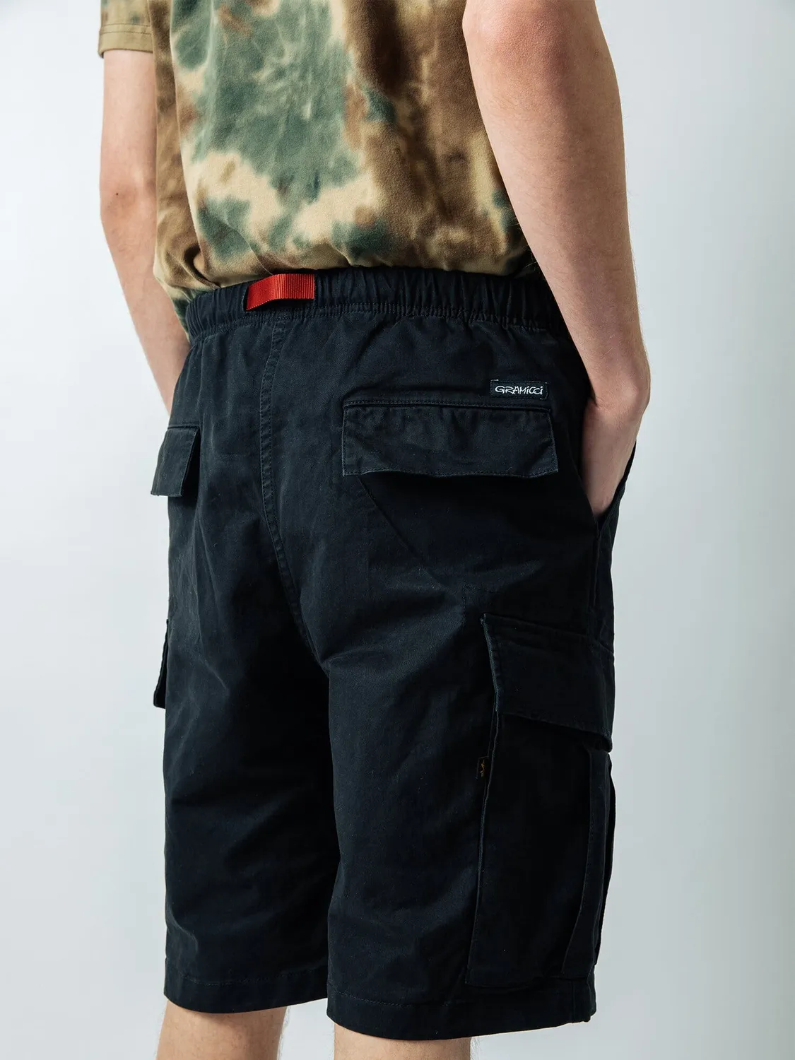 Alpha Industries Gramicci Jungle Cargo Short pantaloni scurti Negru ripstop
