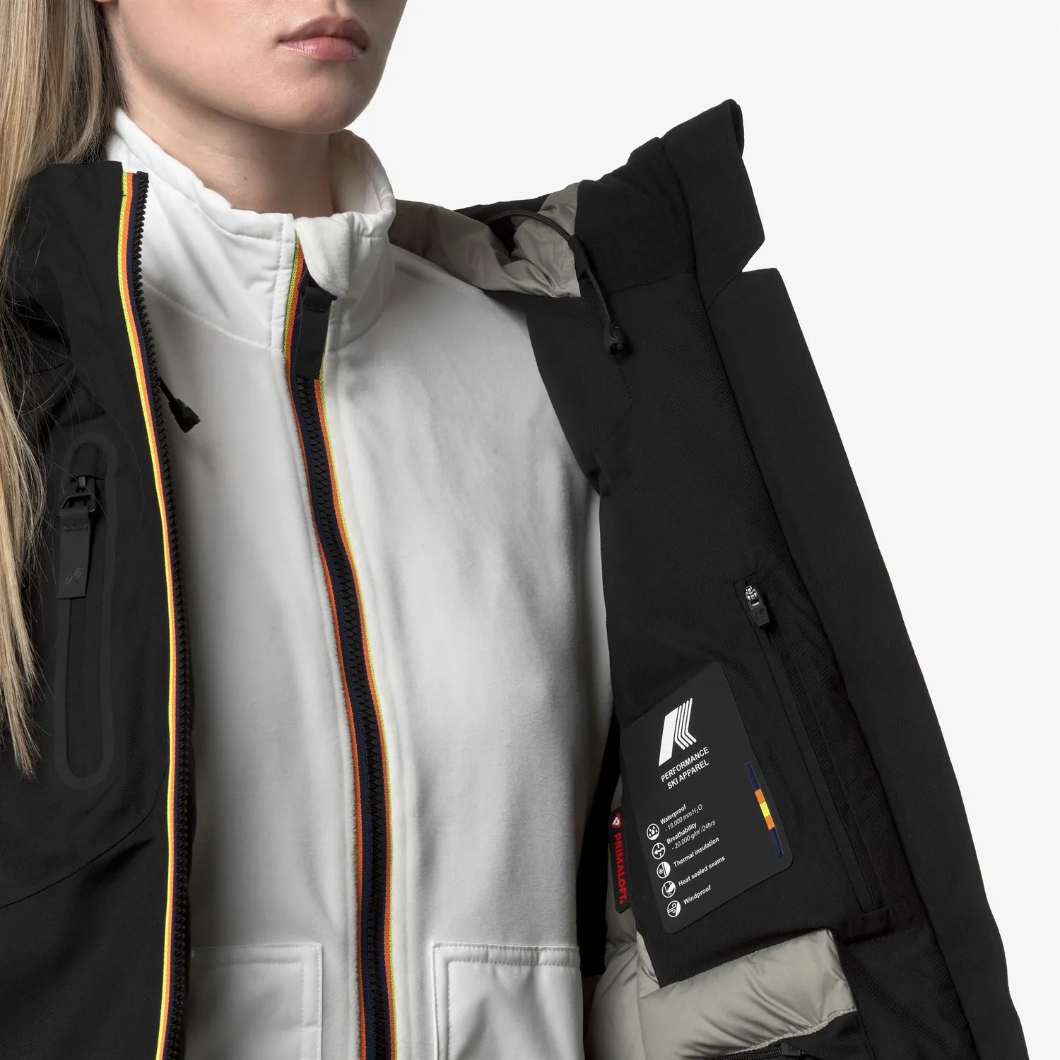 K-Way Taillefer 2L geaca schi dama neagra calda