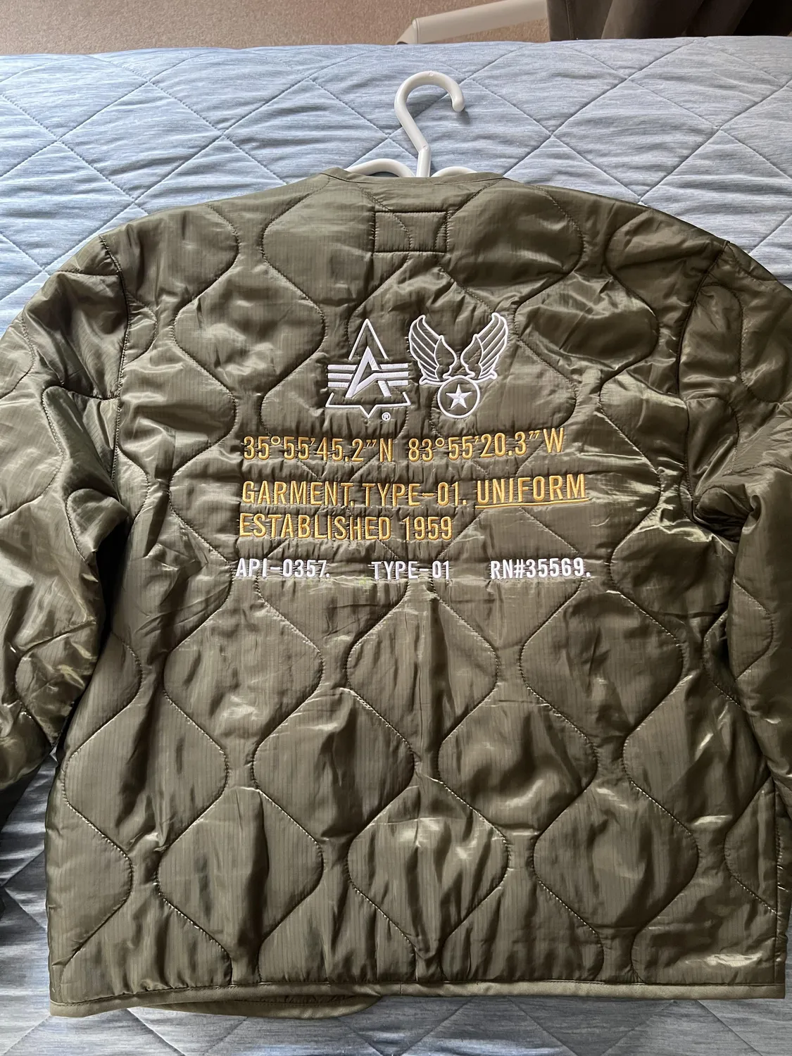 Alpha Industries ALS/92 Relaxed Deco geaca verde OG-107