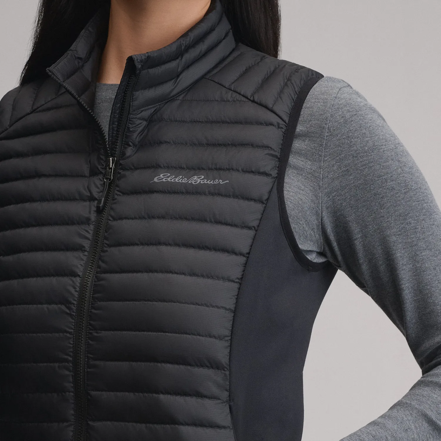 Eddie Bauer MicroTherm 2.0 vesta dama negru puf 800