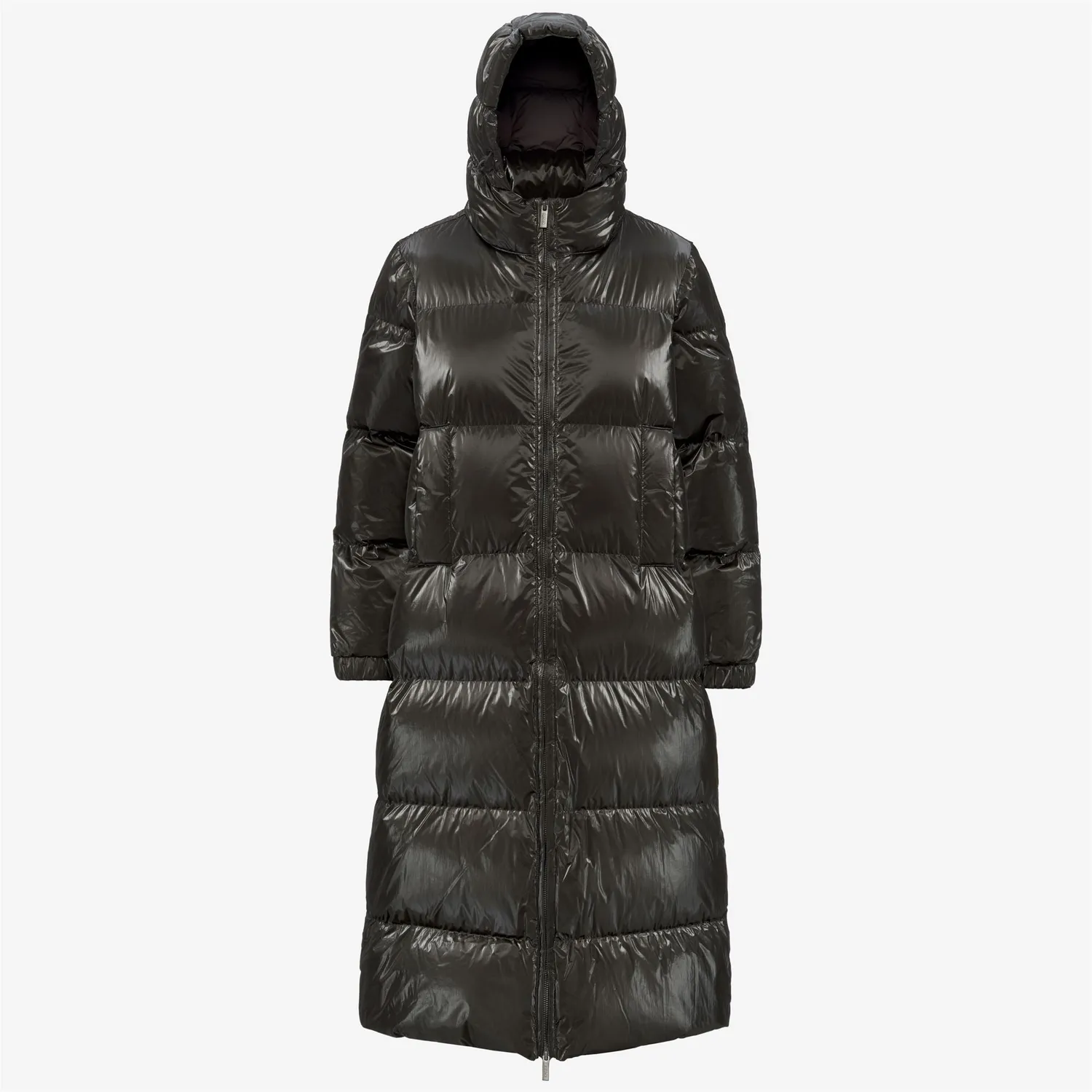 K-Way Ruenne Thermo Pearly palton puf lung negru