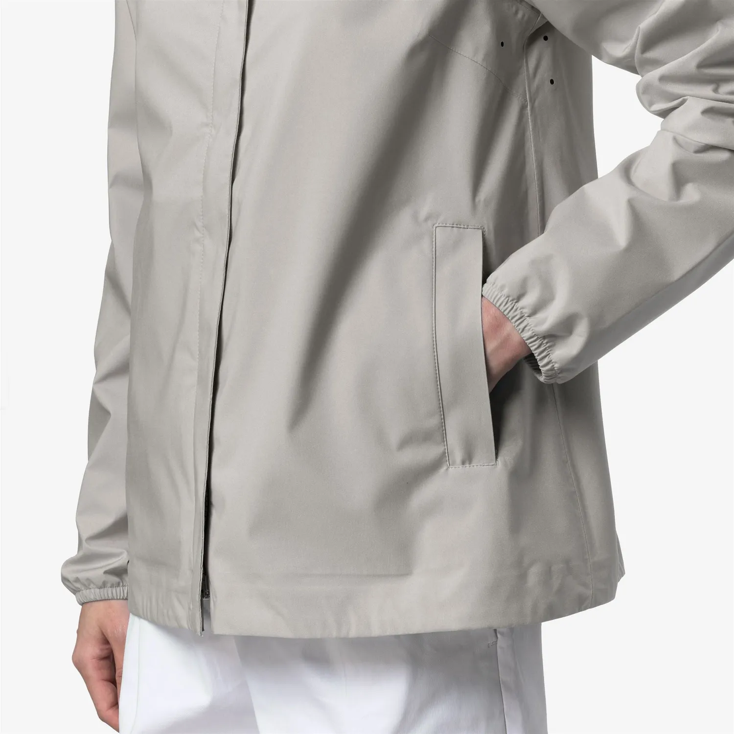 K-Way Marguerite Stretch Dot geaca dama bej impermeabila