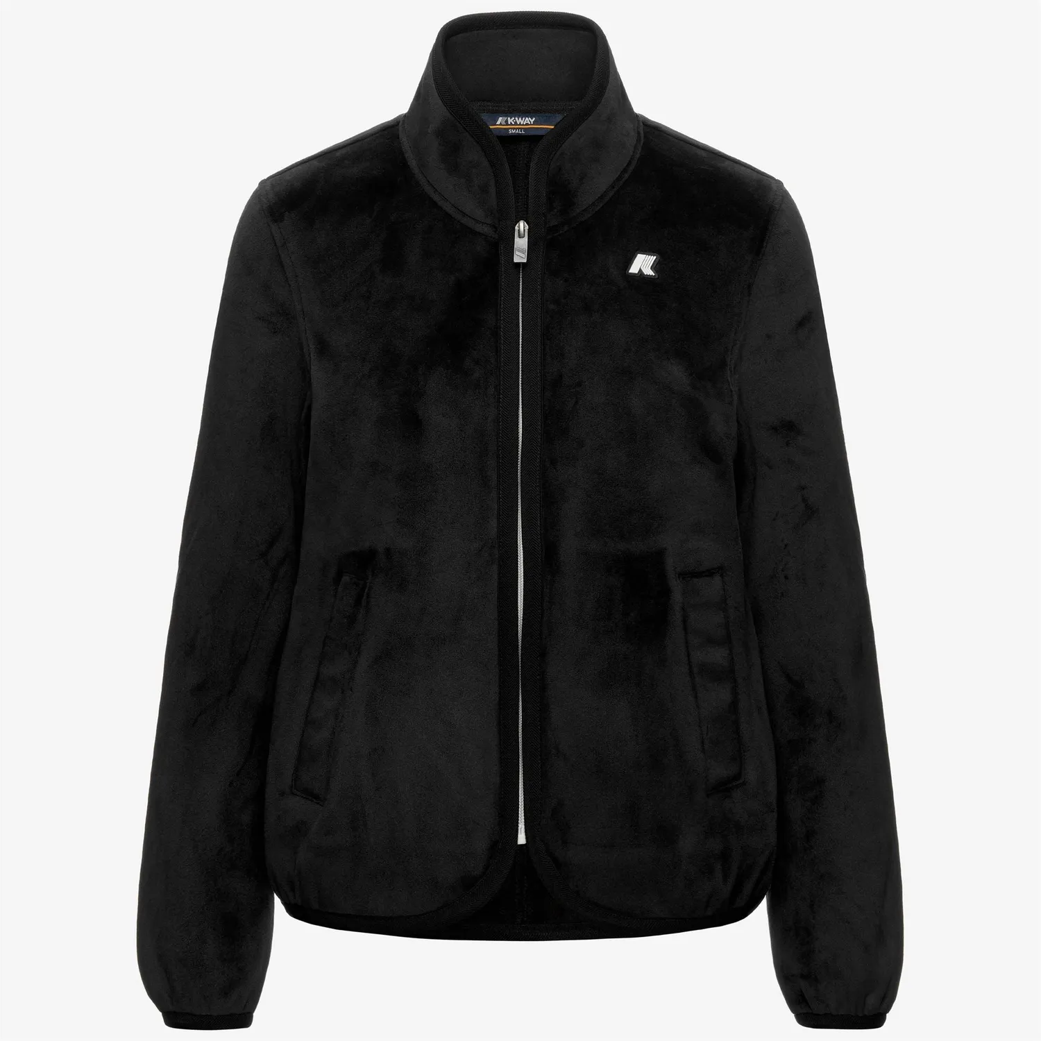 K-Way Tuda Velour Polar hanorac negru calduros