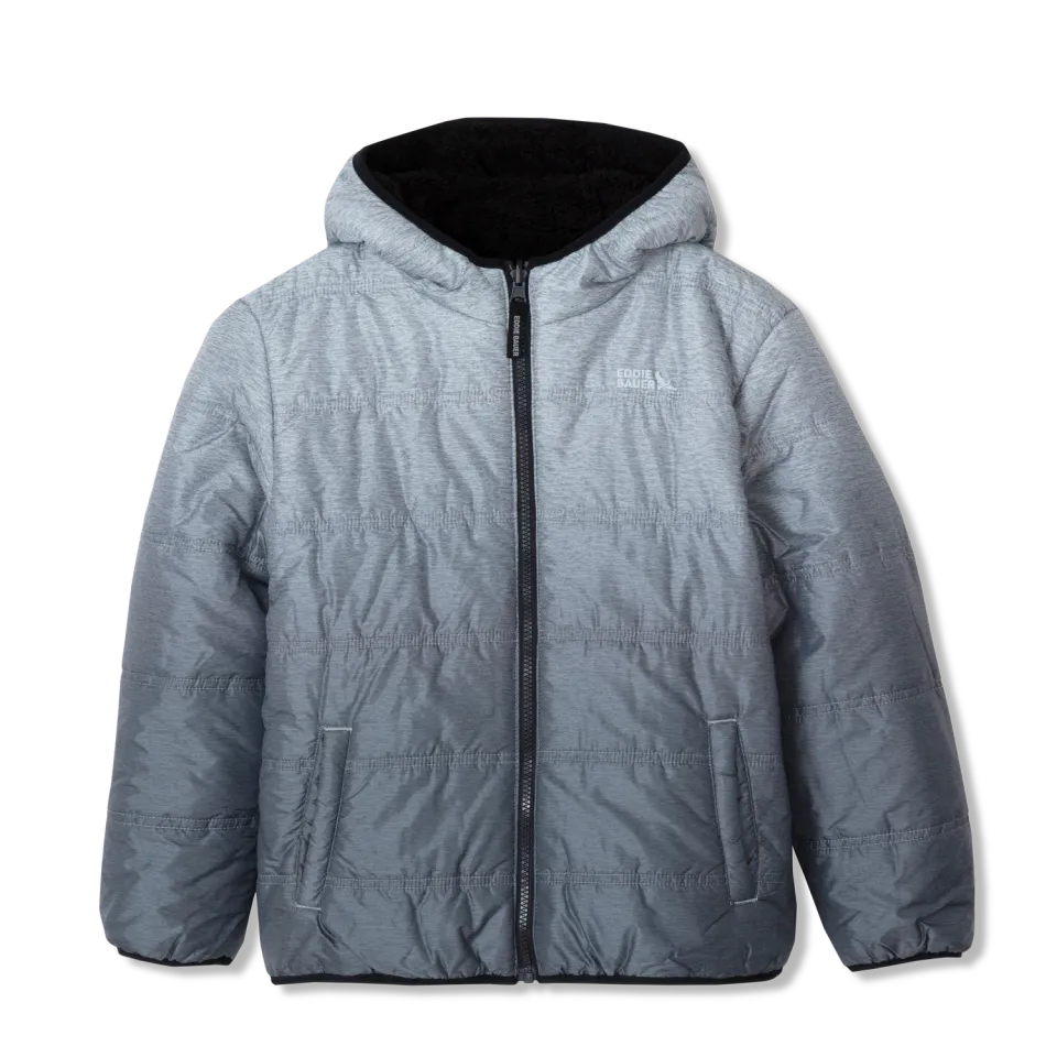 Geaca Eddie Bauer Deer Harbor baieti reversibila negru