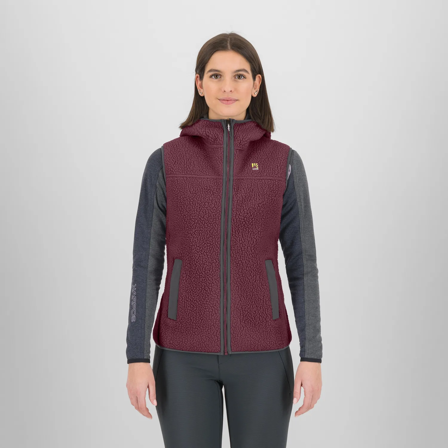 Karpos Moiazza Retro Hoodie W vesta dama fleece calduroasa