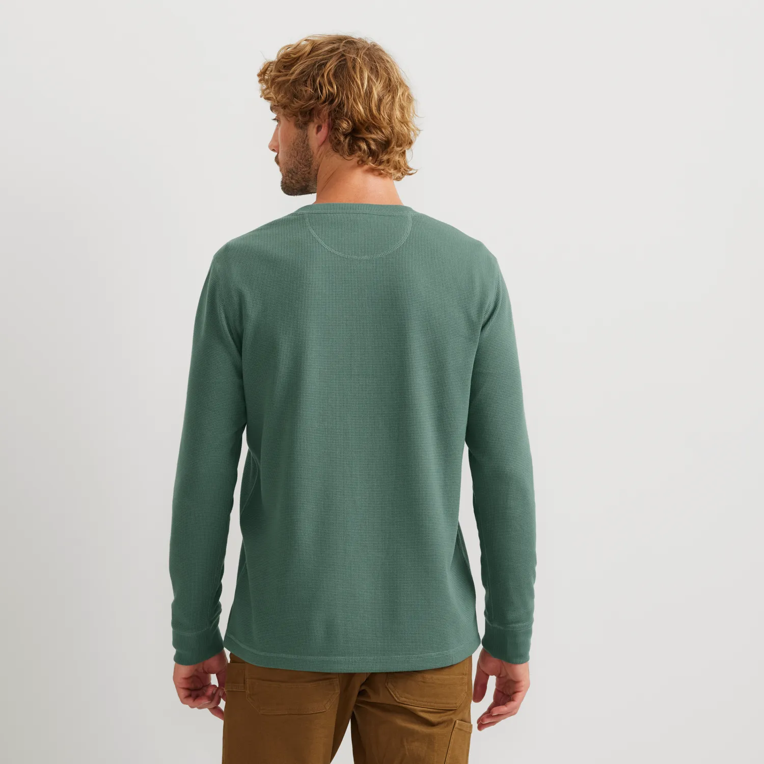 Eddie Bauer Eddie's Favorite henley termic barbati negru