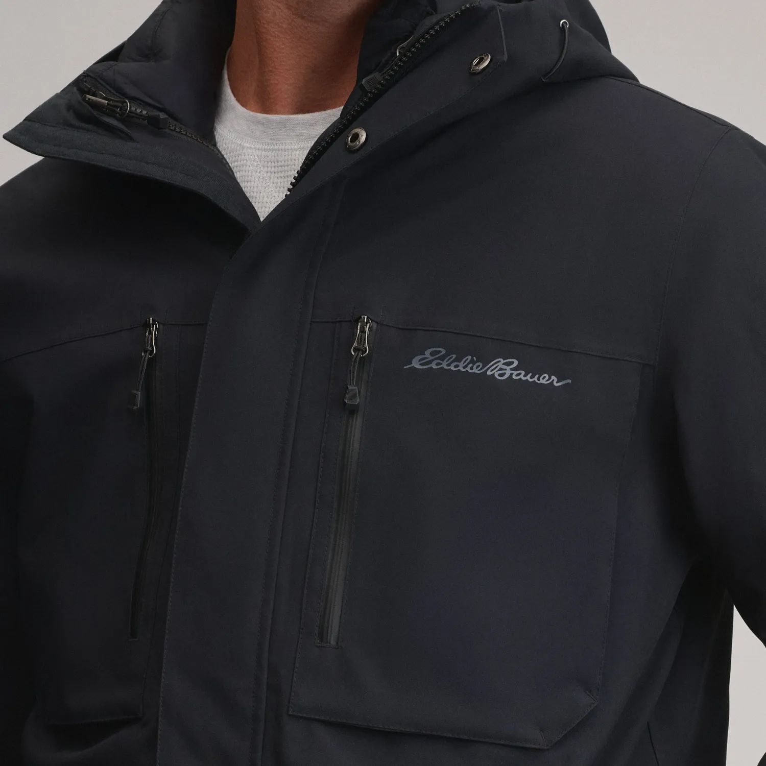 Eddie Bauer Seabold 3-in-1 parka Light Khaki impermeabilă