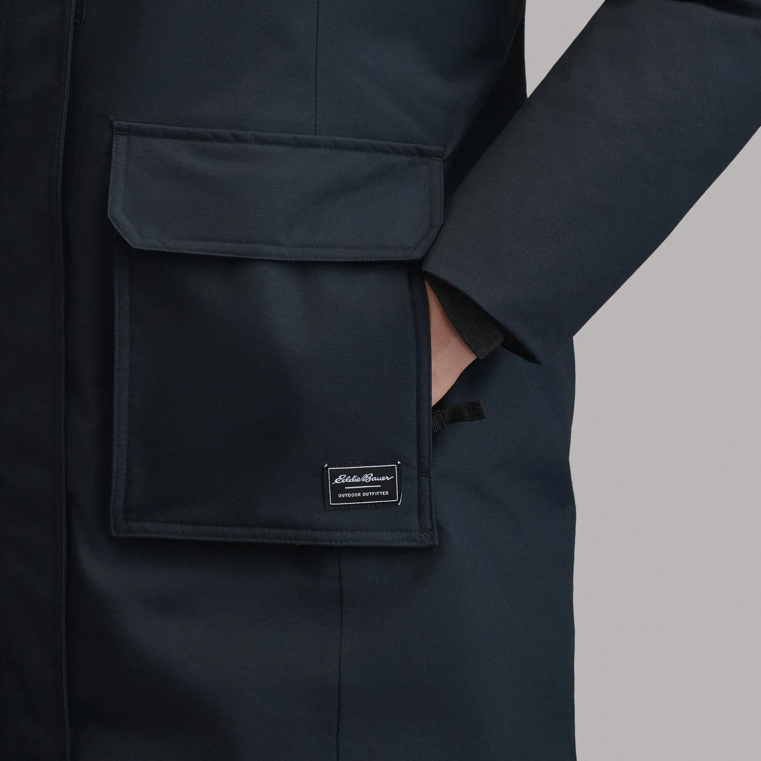 Eddie Bauer Superior Down parka dama Black puf