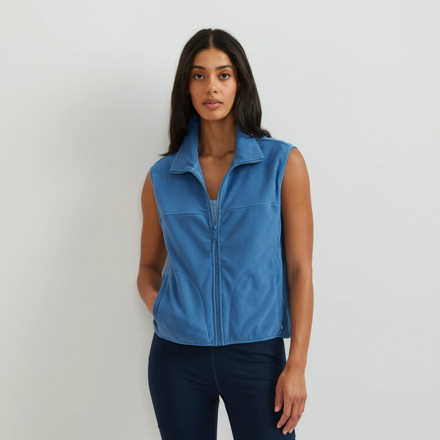 Eddie Bauer Quest 2.0 Vest vesta fleece albastra