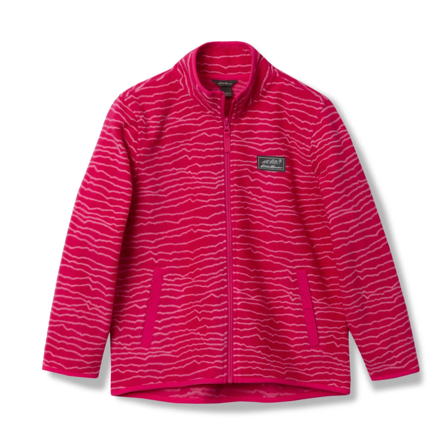 Eddie Bauer Quest Fleece geacă polar fete Bleumarin print