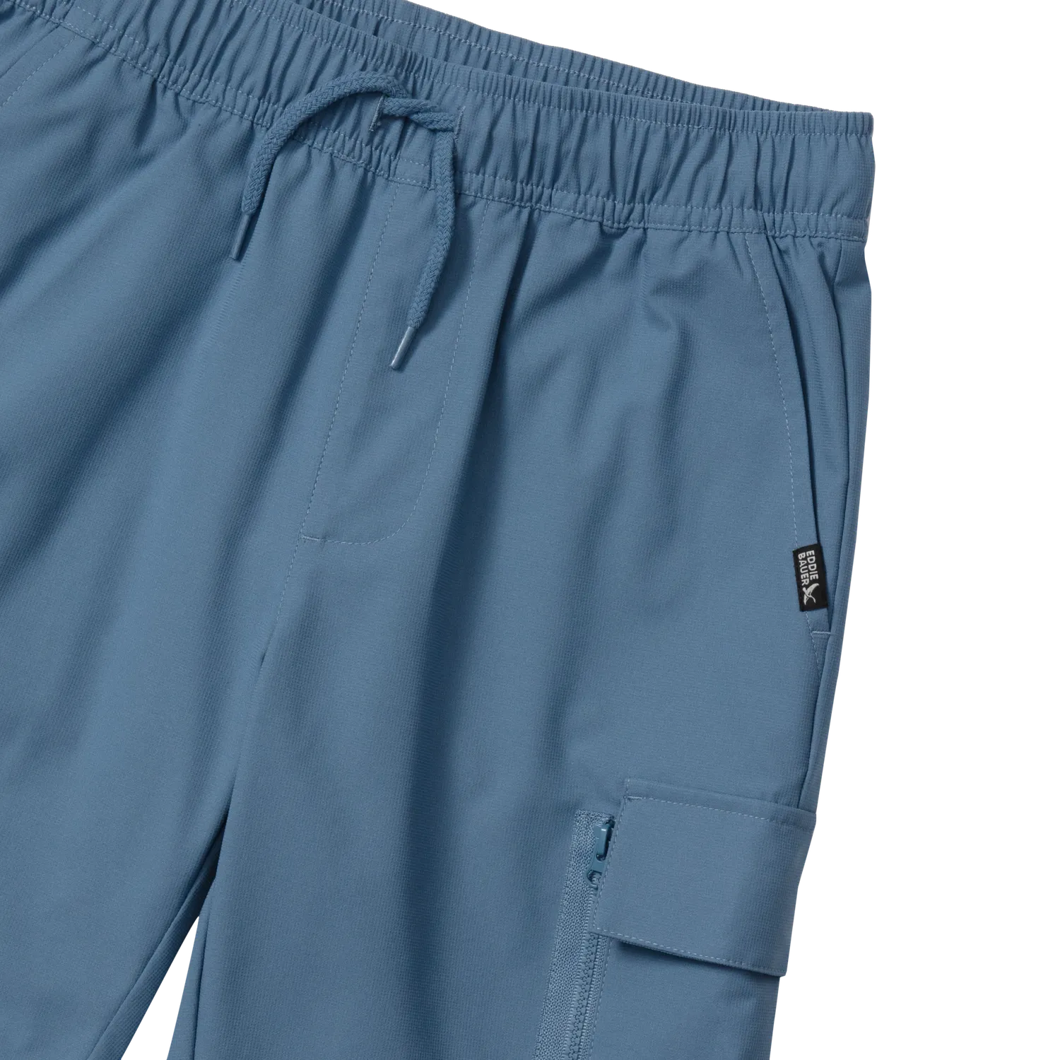 Eddie Bauer Cargo Hybrid pantaloni scurti baieti Kaki rapizi