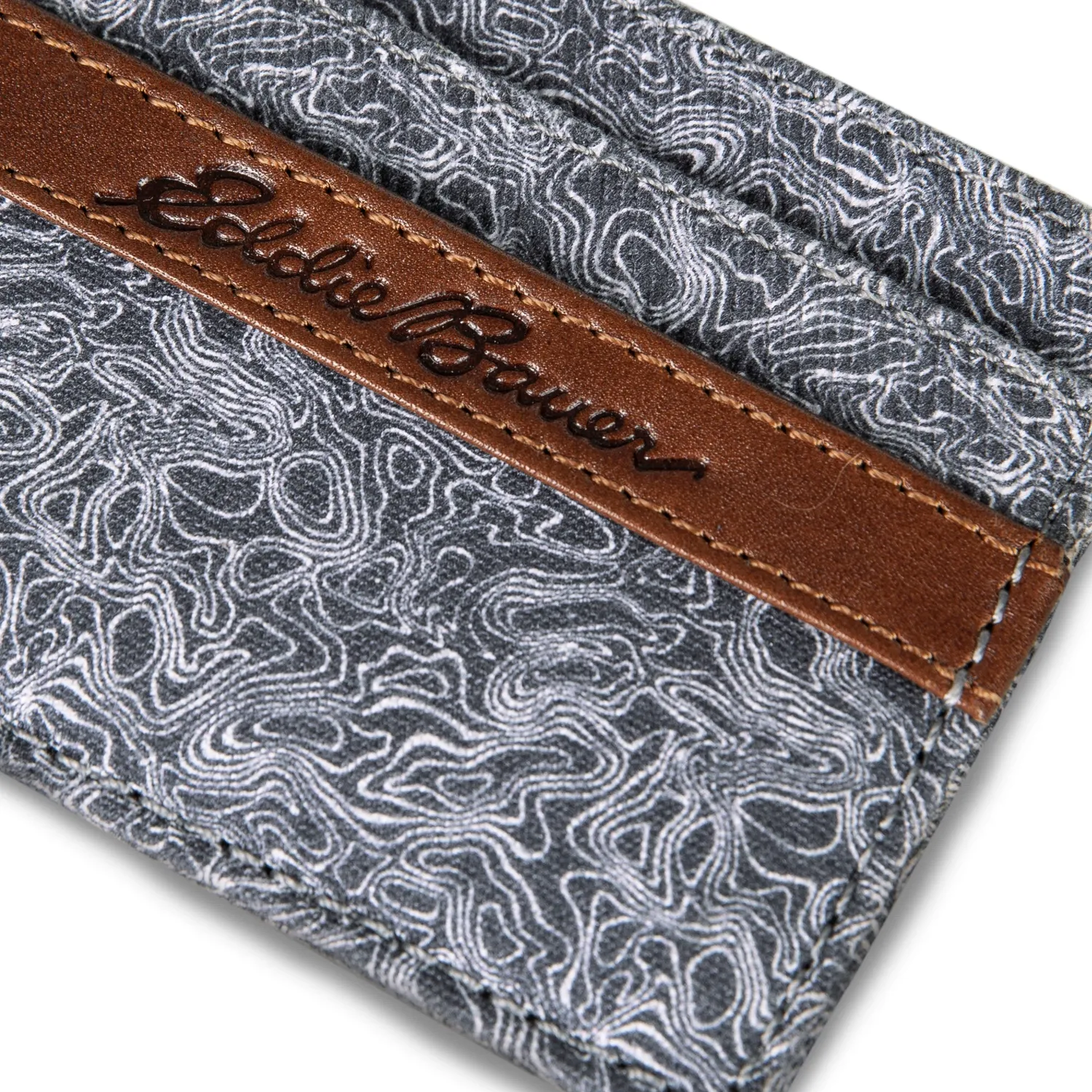 Eddie Bauer Pioneer portcard piele gri RFID
