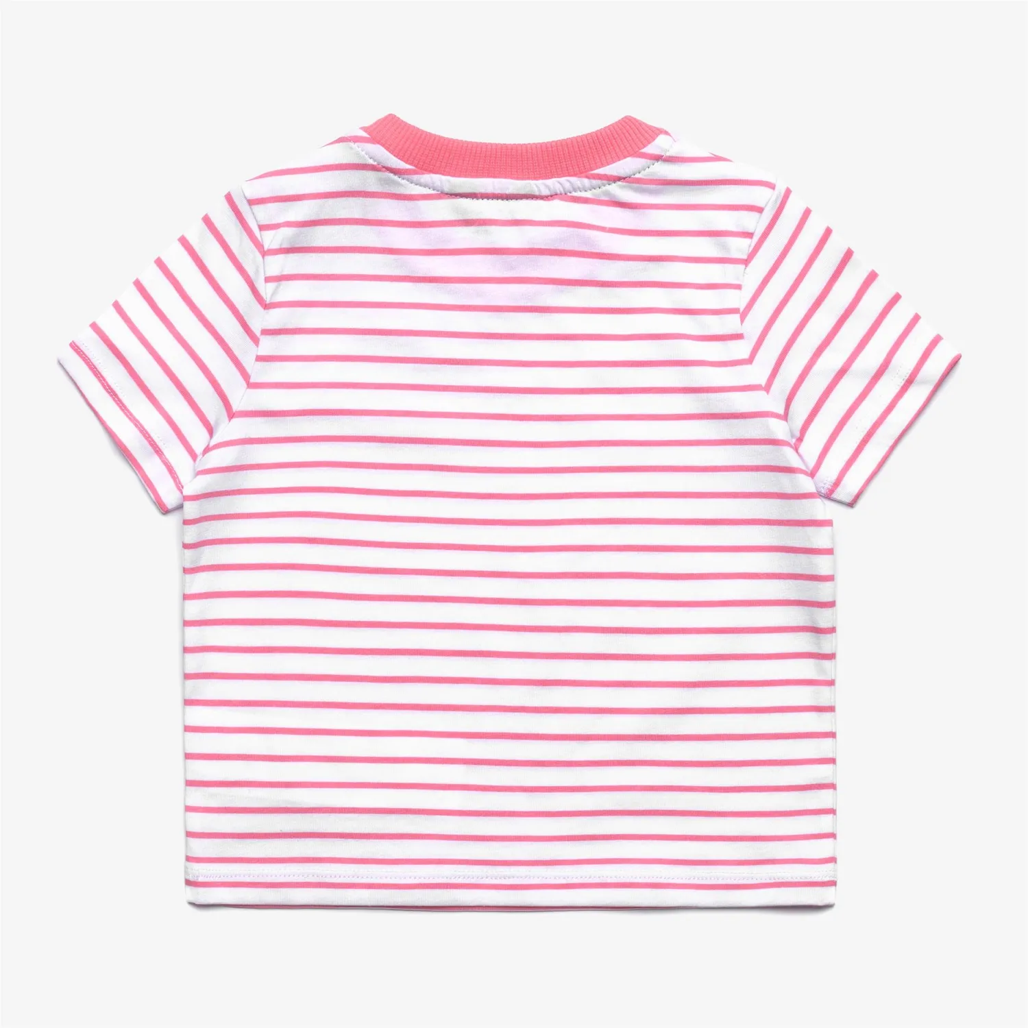 K-Way E. Pete Set Stripes Jersey compleu bebe alb-roz 2 piese