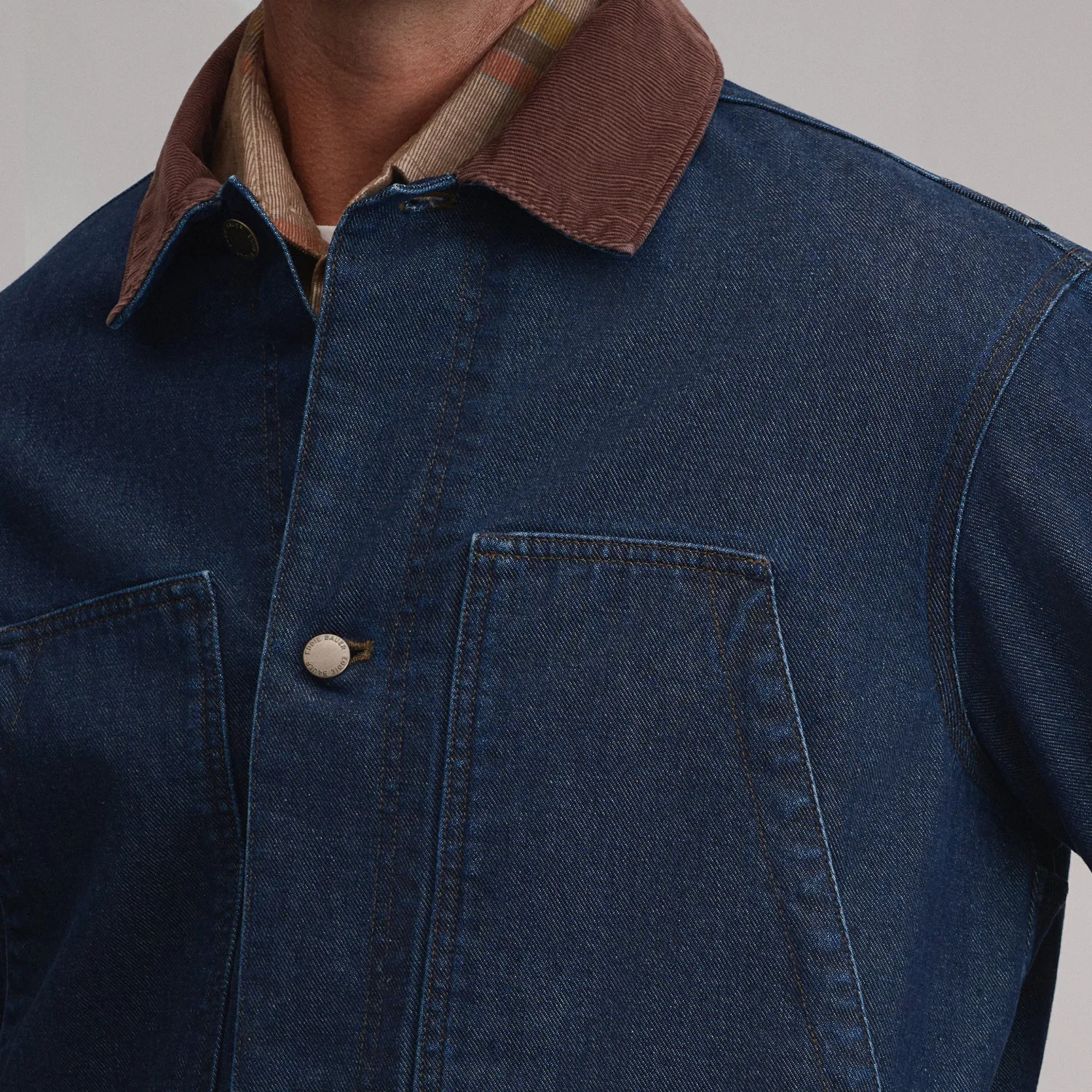 Eddie Bauer EB Denim Barn palton denim Deep Rinse