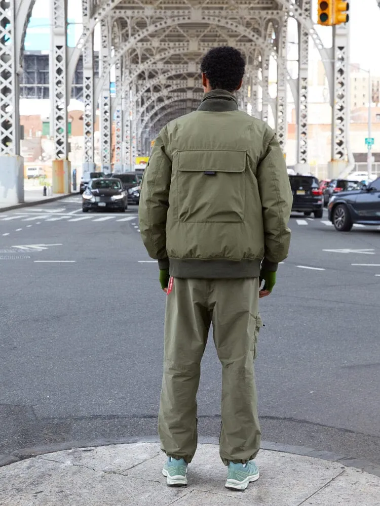 Alpha Industries Multi Pocket geacă bomber verde nailon