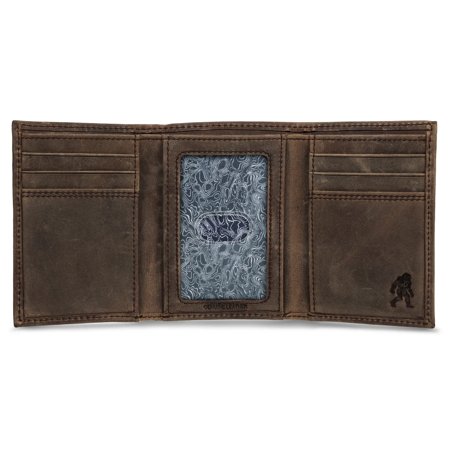 Eddie Bauer Trifold portofel piele Tan RFID