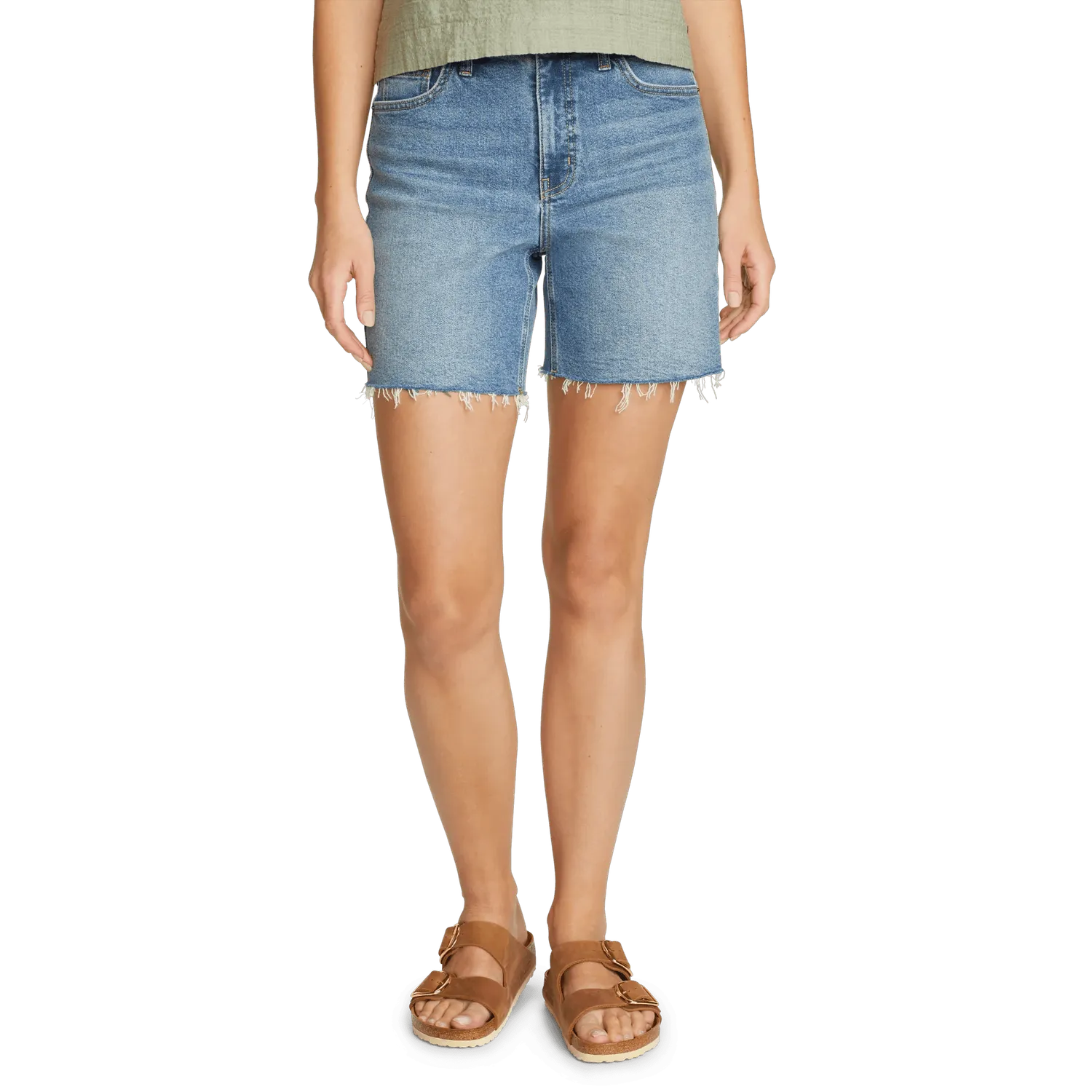 Eddie Bauer Authentic pantaloni scurți denim damă Indigo
