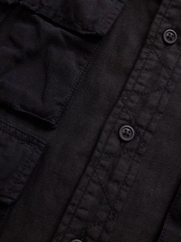 Alpha Industries Multi Pocket camasa neagra bumbac