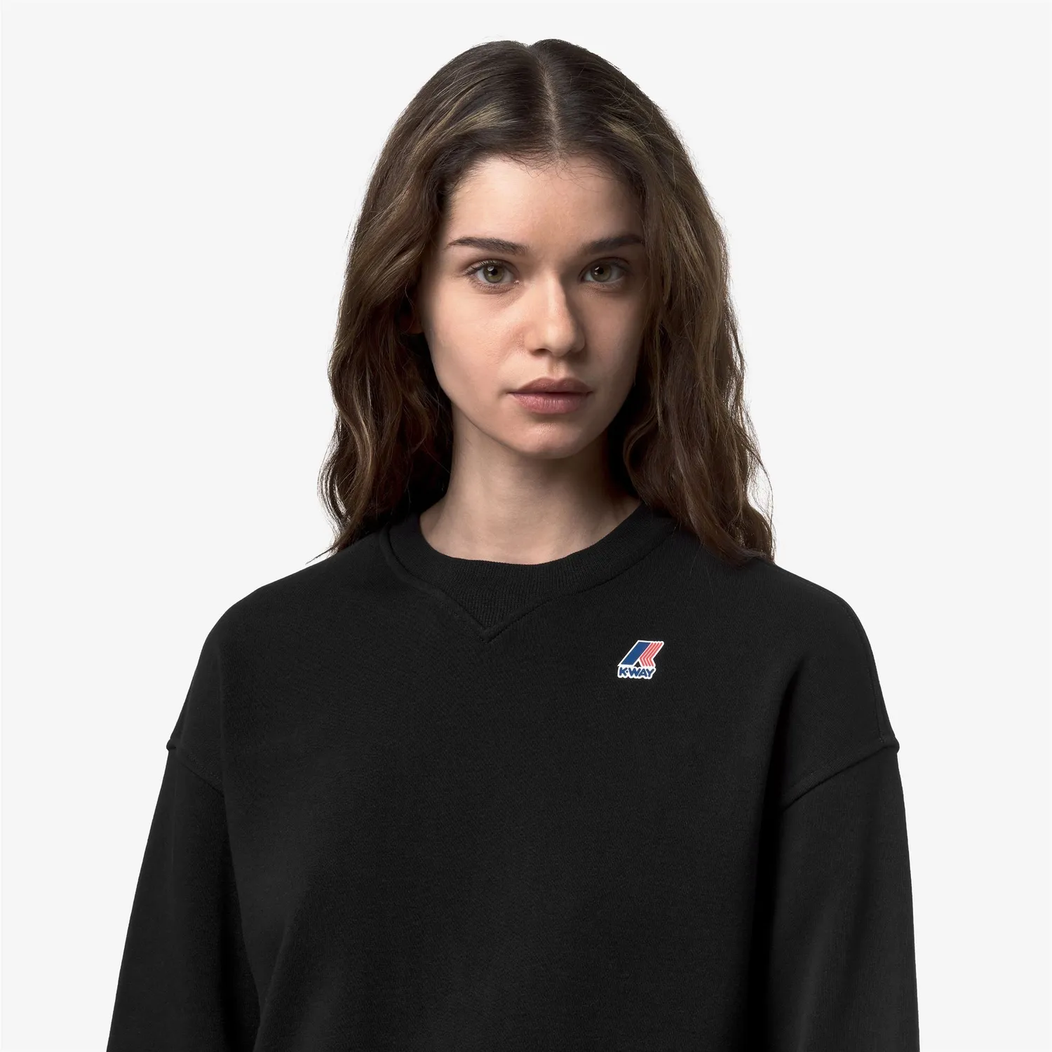 K-Way Noella Poly Cotton bluza negru dama calduroasa