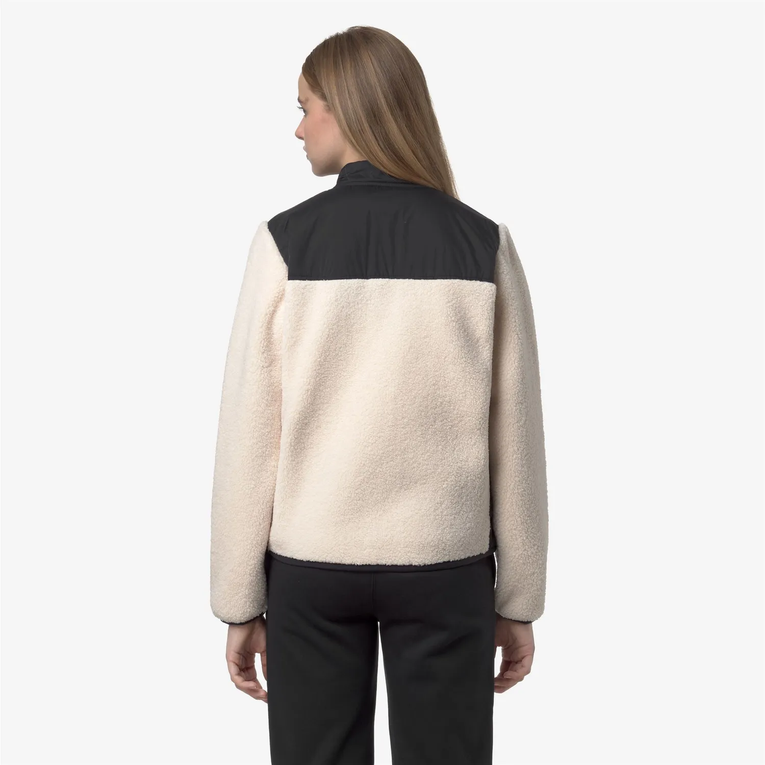K-Way Bernardine 4.0 Orsetto fleece dama negru-ecru